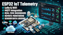 develop iot sensor and telemetry system using esp32 lora mqtt and wifi