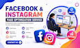 create optimize facebook and instagram business page setup