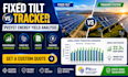 compare fixed tilt and tracker systems using pvsyst