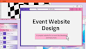 set up your event website, wedding website, event management