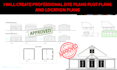 create professional site plans plot plans and location plans land development