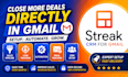 setup automate and optimize streak CRM inside gmail