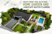 create front yard, backyard, home garden pool landscape design and planning