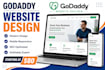 create professional godaddy website design and redesign godaddy store