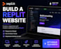 build a professional website with replit