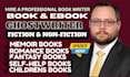 ghostwriter, ebook ghostwriter, fiction ghostwriter, ghost book writer