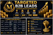 provide targeted b2b leads based on niche and location