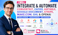 integrate convertkit zapier airtable google document stripe make com ghl openai