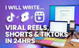 write viral tiktok and reels scripts