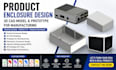 design product enclosure, 3d cad model, and prototype for manufacturing