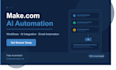 build a make com automation workflow with ai integration