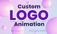 create a brand logo animation