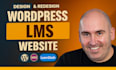 build lms educational website online course website education, elearning website