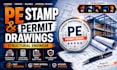 structural engineer permit drawing pe stamp ny ma fl tn az