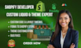 shopify developer liquid custom code developer premium shopify theme layout