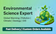 research, write, and complete environmental related tasks urgently