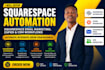 do squarespace automation, squarespace email marketing, zapier and CRM workflows
