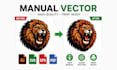 convert ai generated image to clean vector svg ai eps PDF