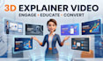 create 3d animation video, 3d animated explainer video