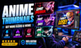 design eye catching anime thumbnail, amv thumbnail and youtube thumbnail
