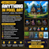 do indie, retro pixel art character design pixel animation, tileset, spritesheet