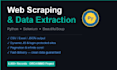 scrape any website and deliver clean structured data using python