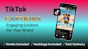write engaging tiktok captions for your content