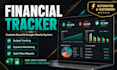 create financial tracker spreadsheet in excel or google sheets