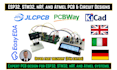 design esp32, stm32, nrf, or atmel pcbs and circuits