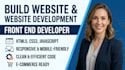 build website, website development, front end developer, frontend developer