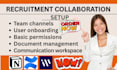 setup recruitment collaboration software sharepoint notion confluence workvivo