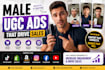 create male ugc ads that drive sales for your brand