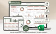 create editable excel, google sheet, budget invoice, financial planner dashboard