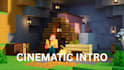 create cinematic minecraft server trailer and intro animation