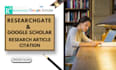 increase google scholar backdate current citation using researchgate