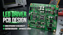 design high efficiency led drivers and embedded control pcb systems