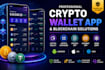 develop crypto wallet app, blockchain app, fintech app, crypto exchange and web3