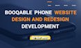 design a phone booqable website, redesign booqable website development booqable