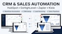 setup hubspot crm gohighlevel automation kixie dialer setup zapier integration