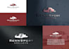 custom car dealership and auto retail logo design