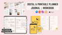 design kdp journal, hyperlinked etsy digital planner, canva workbook, journal