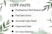 do copy paste and web research tasks