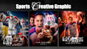 design creative sports posters and graphics for your team