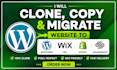 clone, copy website and migrate to wordpress, wix, shopify, squarespace