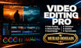 do cinematic video editing and color grading