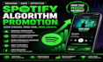do organic spotify music promotion with algorithmic growth