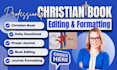 do christian book editing, sermon to book, and format daily devotional