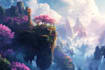 fantasy concept landscape illustrations
