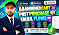 set up klaviyo omnisend email flows