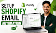 setup abandoned cart and post purchase email flows
